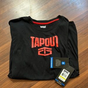 Mens tap out shirt, size L